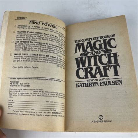 The authoritative guide to witchcraft and sorcery by kathryn paulsen